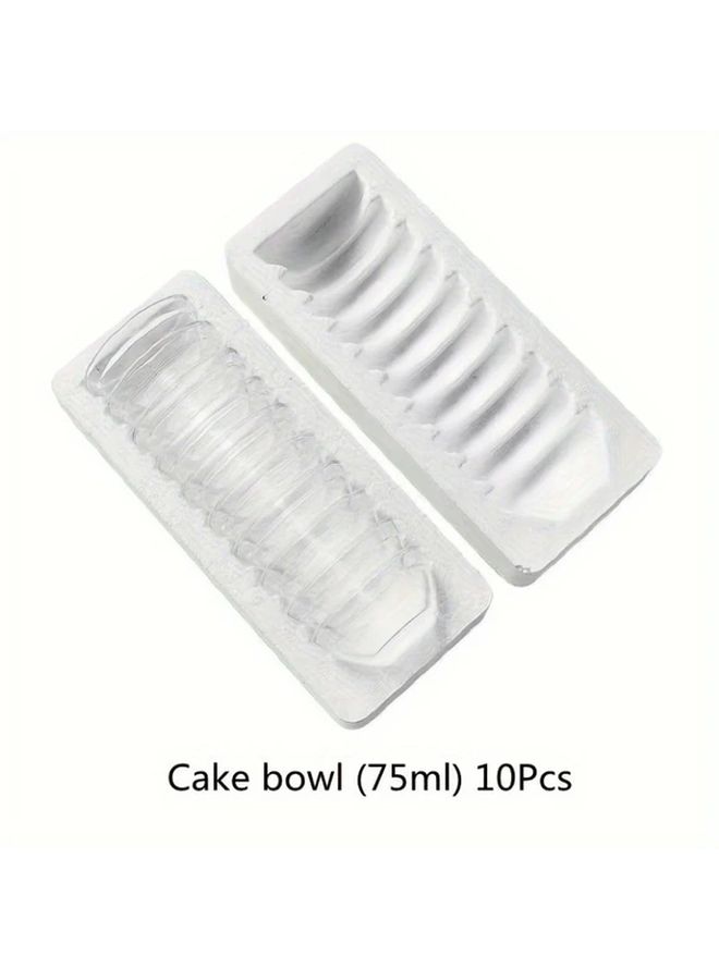 Transparent Mini Glass Dipping Bowls 10pcs Stackable Heat Resistant Dishwasher Safe - Image 4
