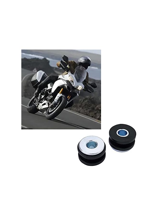 promass 40 Sets Motorcycle M6 Rubber Grommets Kit Fairing Cowling Pieces Buffer Washer Pressure Relief Cushion Universal for Most Motorbikes - Image 5