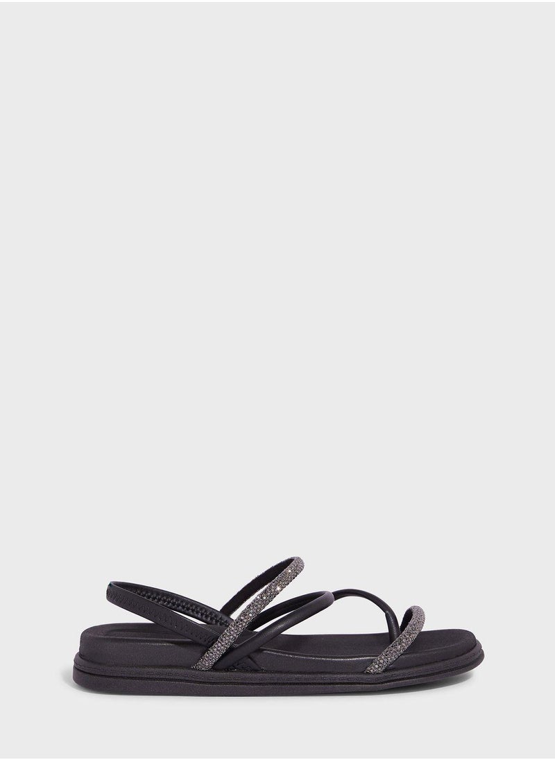 Beira Rio Margot Multi Strap Flat Sandals  - Image 1