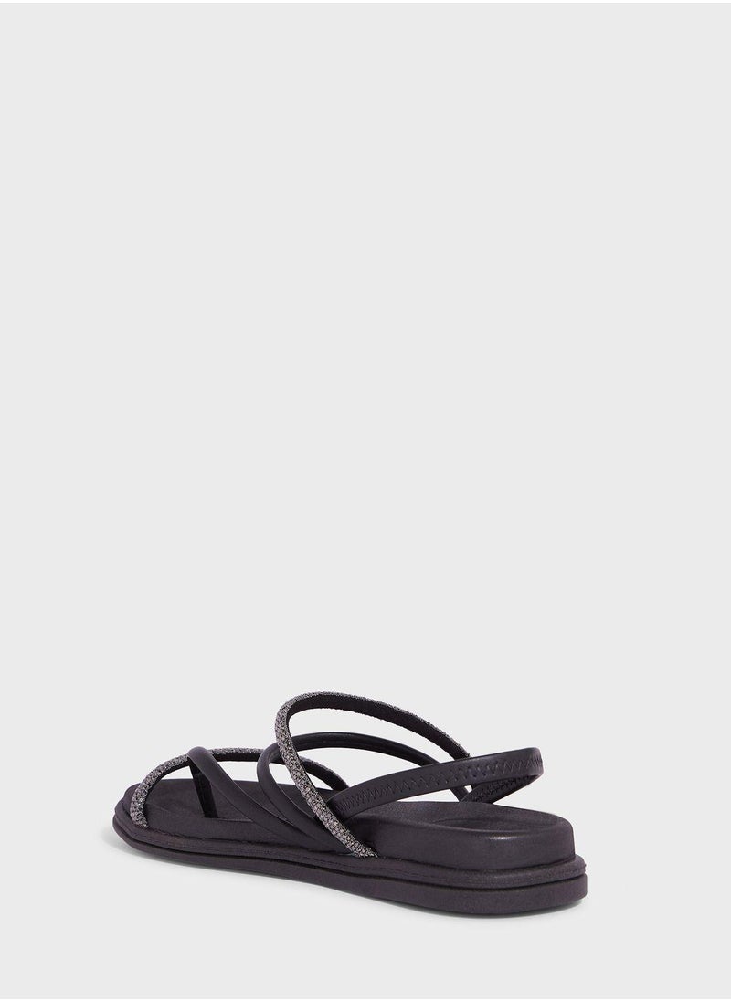 Beira Rio Margot Multi Strap Flat Sandals  - Image 2