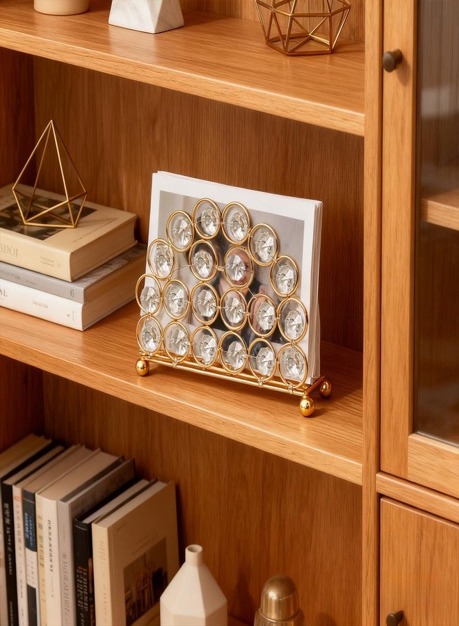 kehail Crystal Napkin Holders,Napkin Storage Box Mail Letter Card Holder for Paper Napkins Modern Tissue Dispenser Bulk for Kitchen, Bathroom, Dining Table, Backyard, Picnic Use (Gold, 12 PCS) - Image 4