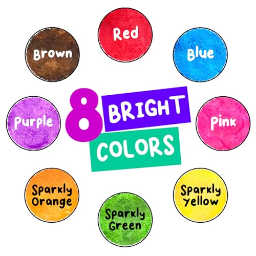 Chalkola 8 Washable Dot Markers for Toddlers 1-3 | with 20 Page Coloring Activity Book Kit, Bingo Daubers | Preschool Paint Dot Art Set - Toddler Arts and Crafts Supplies for Kids Ages 2-4 Years Old - Image 3