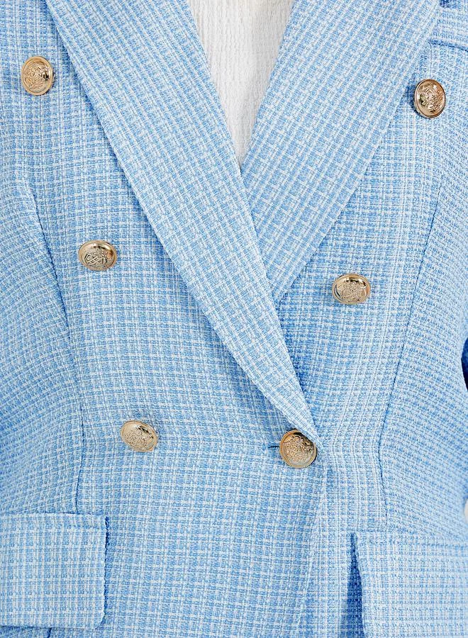 Styli Notch Lapel Oversized Blazer & Straight Fit Pants Co-Ords Set