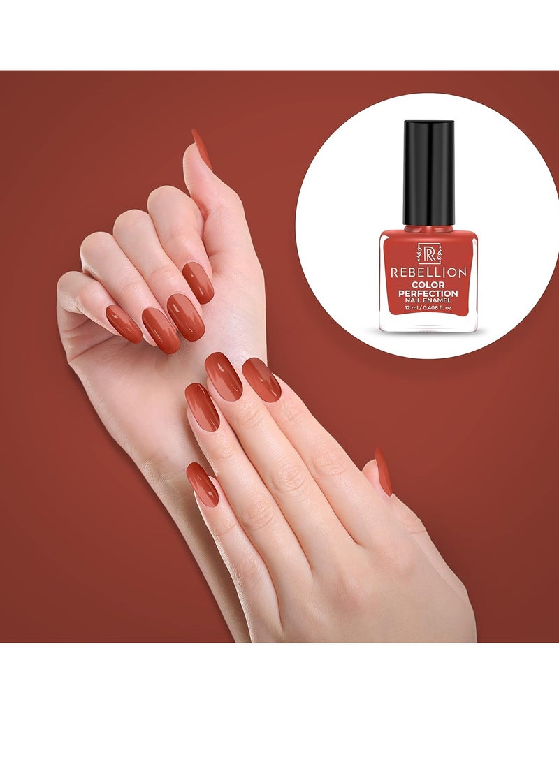 ريبيليان طلاء أظافر ريبيليون كولور بيرفيكشن 12 مل كورال راديانت RG10 - Image 3