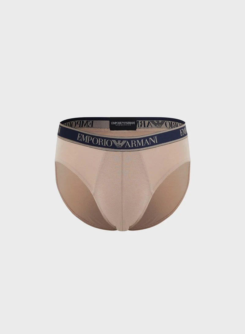 EMPORIO ARMANI 2 Pack Logo Band Assorted Briefs