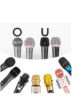 KASTWAVE 200pcs Disposable Mic Cover, Non Woven Elastic Band Handheld Mic Windscreen Cover for KTV, Recording, Stage, Interview  - Image 4