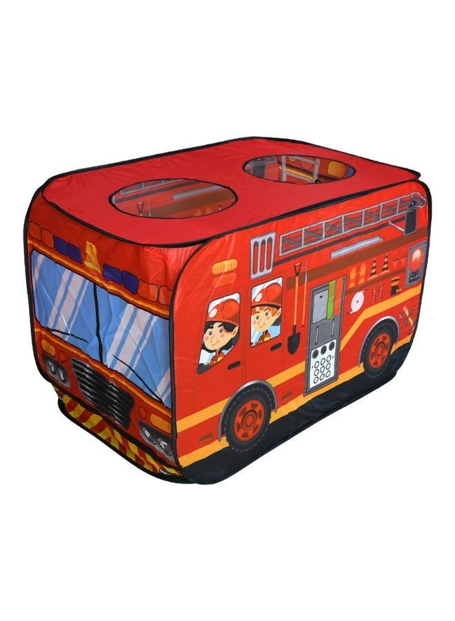 RollsTimi  Fire Engine Bus Shaped Foldable Play Tent - Image 1