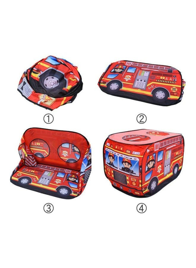 RollsTimi  Fire Engine Bus Shaped Foldable Play Tent - Image 3