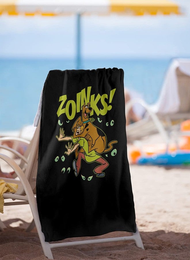 LOGOVISION Scooby-Doo Zoinks Officially Licensed Beach Towel 30" X 60" - Image 2