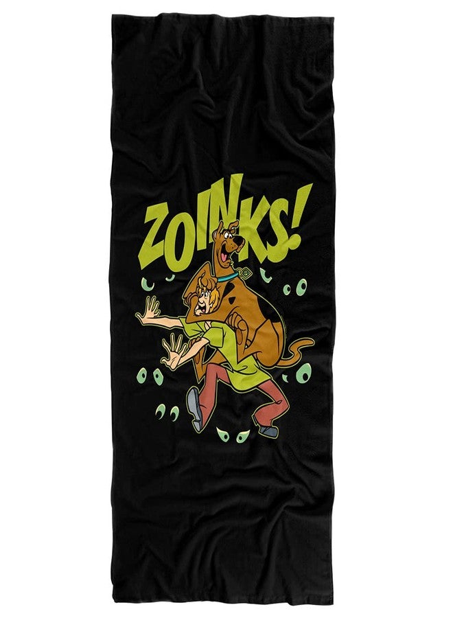LOGOVISION Scooby-Doo Zoinks Officially Licensed Beach Towel 30" X 60" - Image 1