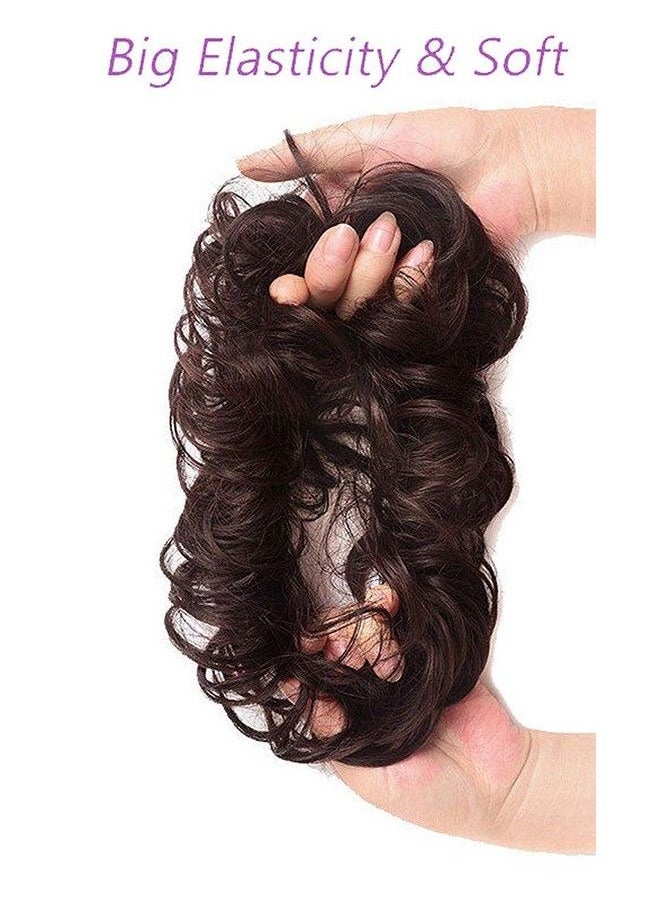 Inaaya Latest Arrival Juda Hair Bun Artificial Juda Extension Set Of 2 Black/Brown 25 Gram Pack Of 1  - Image 4
