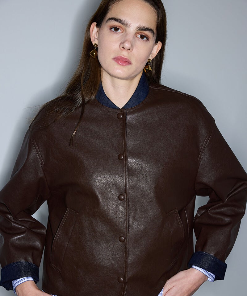 Ipekyol Leather-Effect Reversible Coat - Image 4