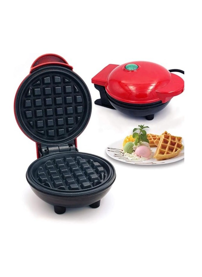 Cool Baby COOLBABY Mini Waffle Maker Portable Personal Waffle Maker Perfect for Breakfast, Lunch or Snacks Easy to Clean Non-stick Edges  - Image 1
