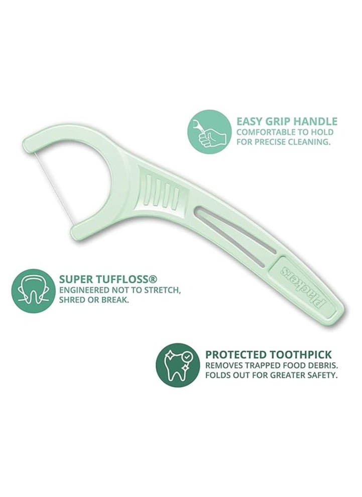 Plackers - Plackers Micro Line Fresh Mint 150 Floss Picks - Image 1