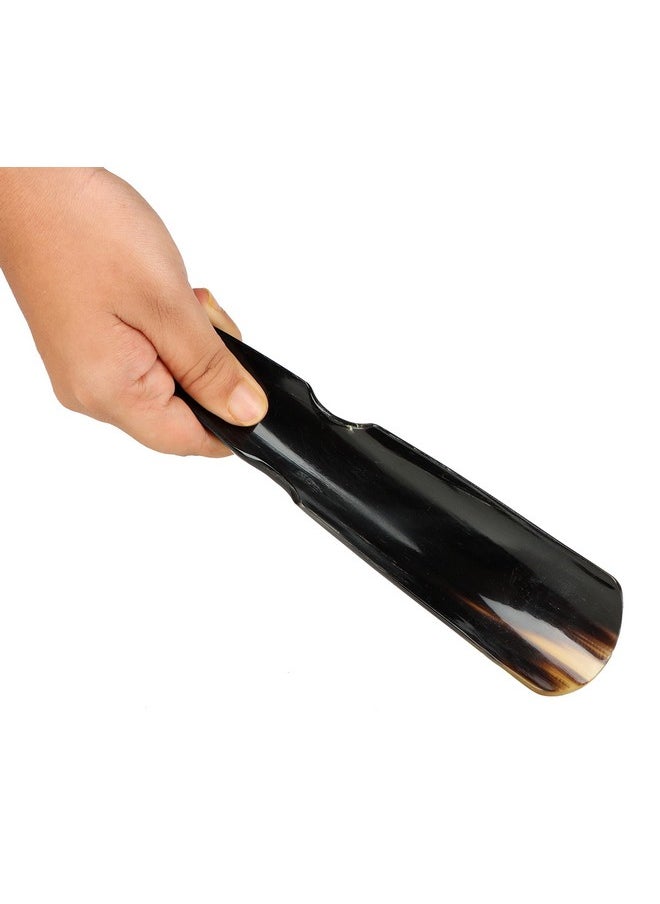 CHERKRAFT - CHERKRAFT Shoe Horn Natural Handcrafted & Polished Made from Real Horn For All Shoes & Boots (7 X 2) - Image 1