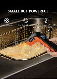 INKBIRD INKBIRD Infrared Thermometer Gun INK-IFT02 For Cooking Non-Contact IR Laser Temperature Gauge One-Key Operate Auto Off -50℃~550℃ Temp Range Ideal For Grilling Brewing Car Maintenance  - Image 4