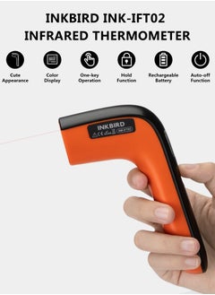 INKBIRD INKBIRD Infrared Thermometer Gun INK-IFT02 For Cooking Non-Contact IR Laser Temperature Gauge One-Key Operate Auto Off -50℃~550℃ Temp Range Ideal For Grilling Brewing Car Maintenance  - Image 2
