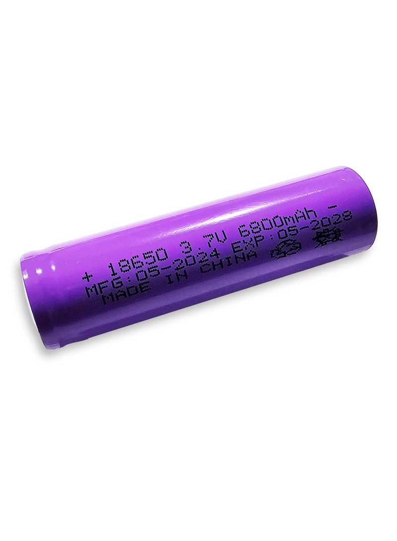 Battery with head , 3.7V / 6800mAh / (AA) , Rechargeable for LED Toy Light , Flashlights , Power Bank , Electronic Devices, 1pc  - Image 3