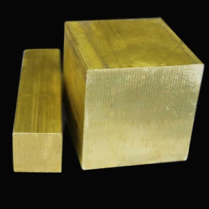 Brass Block Square Rod Flat Copper Strip H59 Alloy 15mm X 15mm X 200mm - Image 2