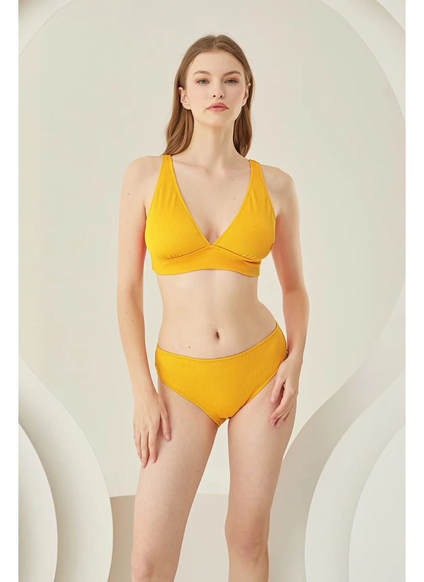 loya Yellow Reps Triangle Single Top Bikini