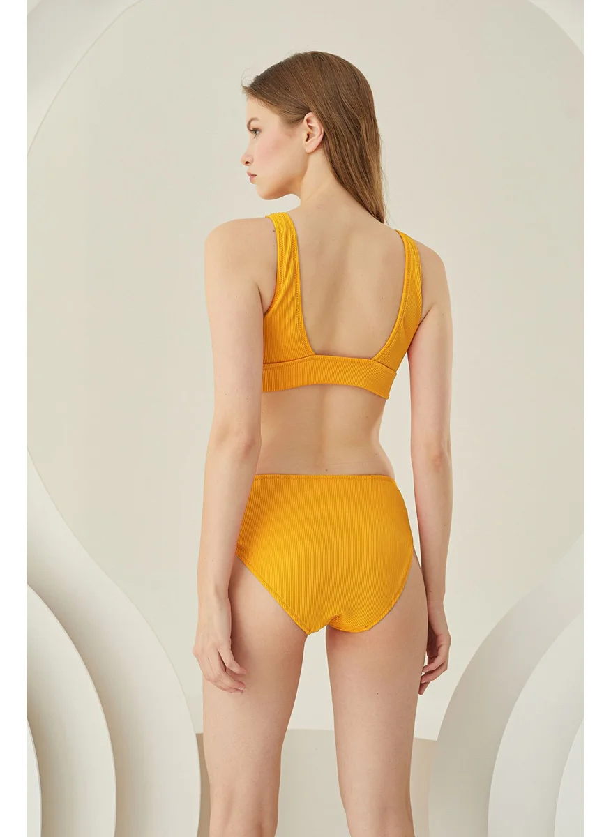loya Yellow Reps Triangle Single Top Bikini