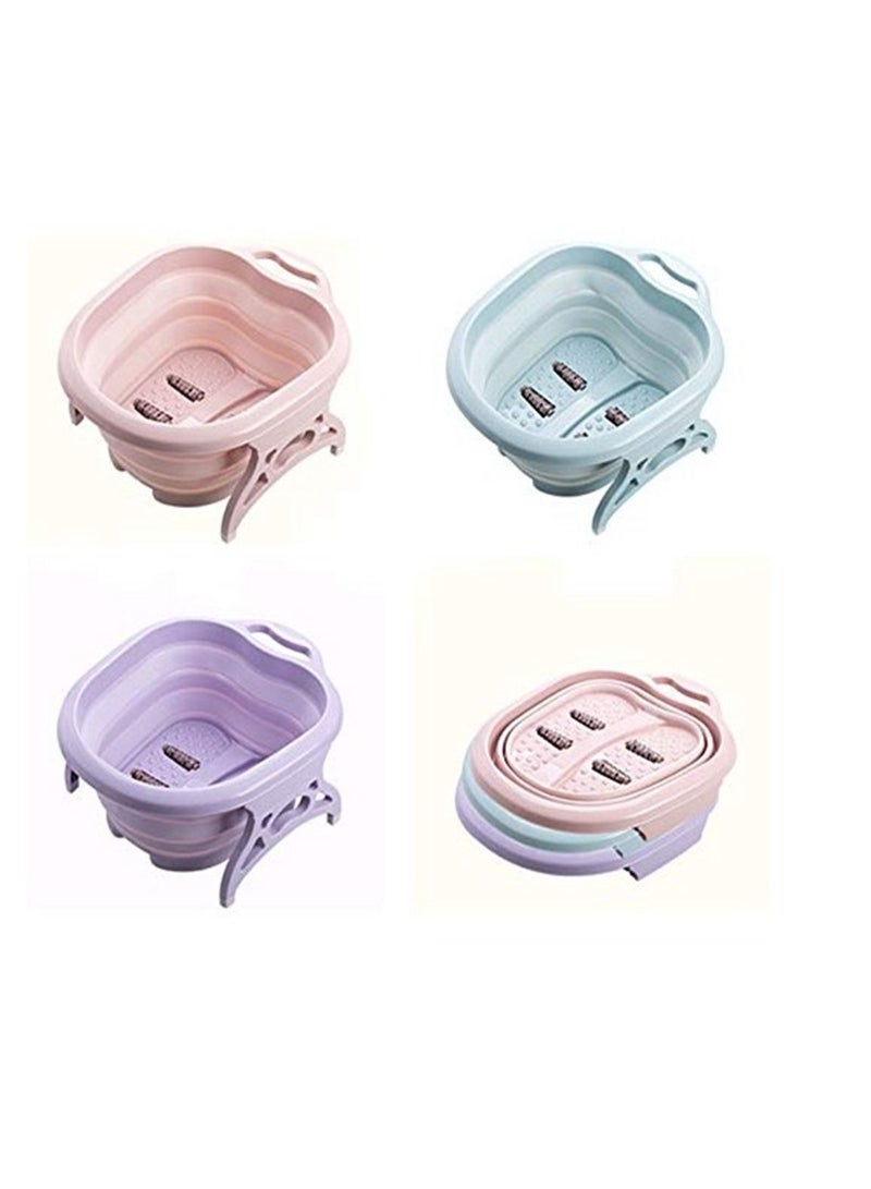DubaiGallery Collapsible Wholesale Massager Basin Foldable Plastic Foot SPA Buckets - Image 1