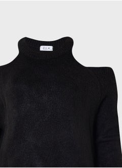 Ella Plus Cold Shoulder Sweater  - Image 3