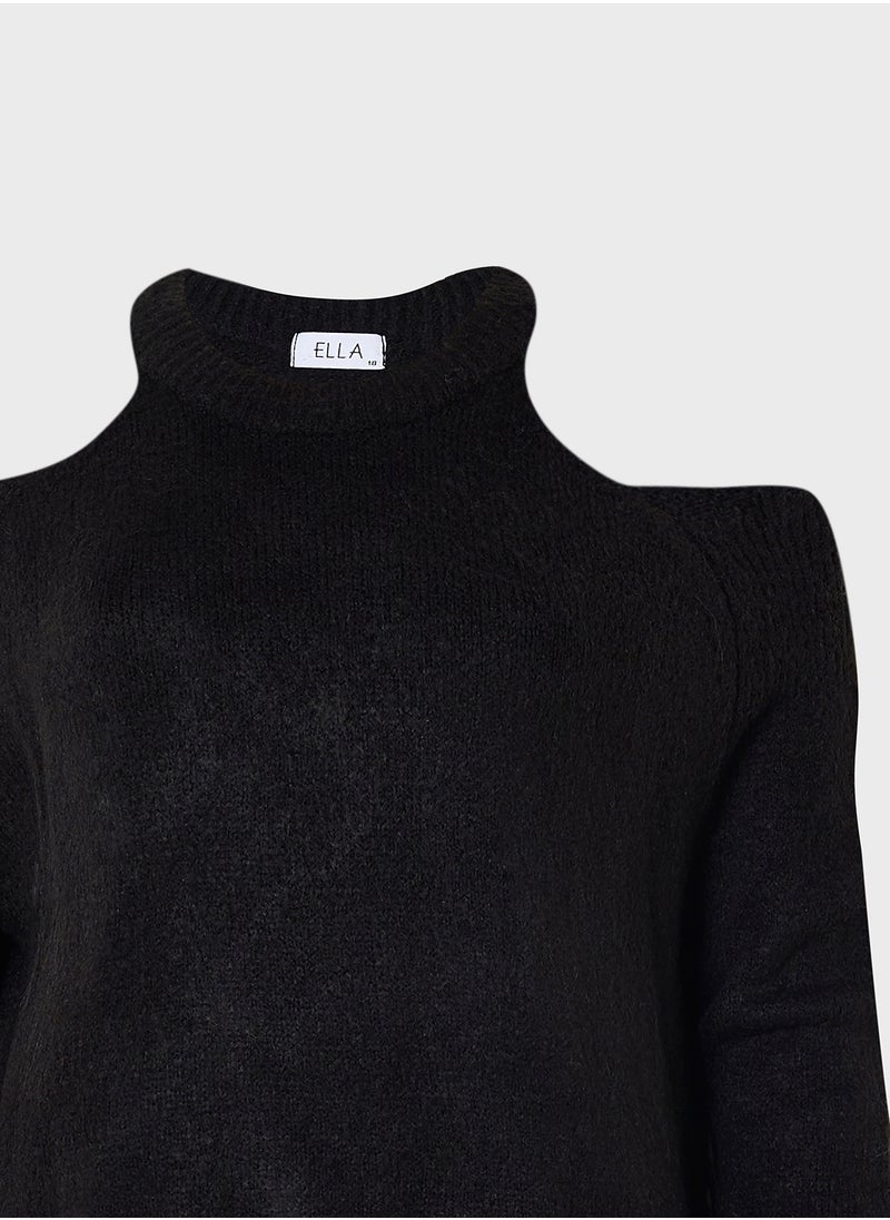 ايلا بلس Cold Shoulder Sweater  - Image 3