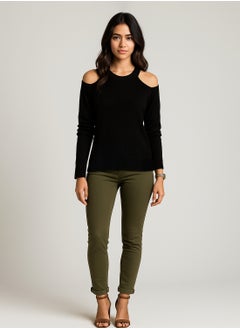 Ella Plus Cold Shoulder Sweater  - Image 4
