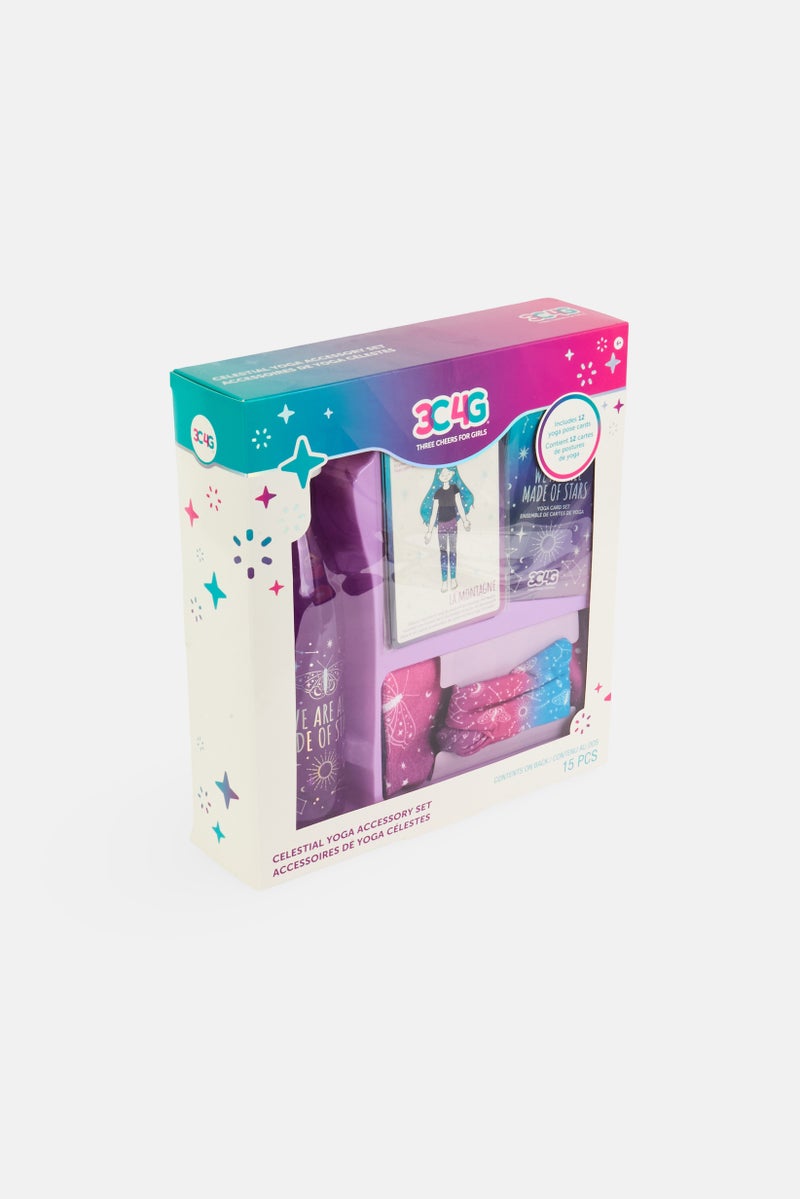 3C4G Kids Girl Celestial Yoga Accessory Set, Muticolor - Image 2