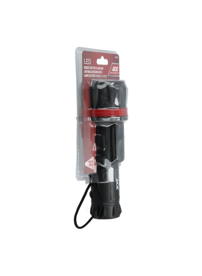 ACE High-Quality Rugged Battery 50-Lumens LED Flashlight Black 3999574 - Image 2