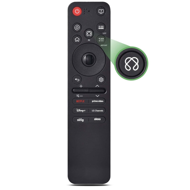 VIVCASE AI Magic Remote for LG Smart TV,Replacement Control for LG 2019-2025 Models,Including OLED, QNED, UHD, LED, LCD,4K,8K,for AN-MR25GA/MR24GA/MR23GA/MR22GA/MR21GA/MR20GA/MR19BA - Image 1