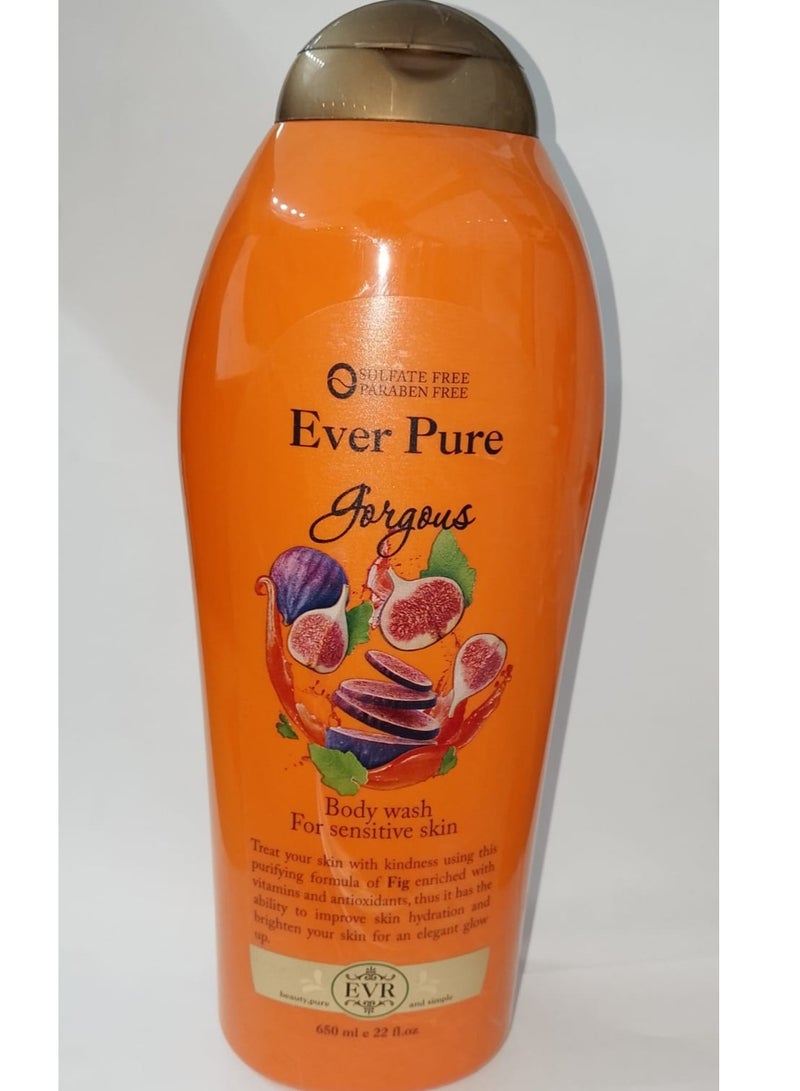 إيفر بيور ايفر بيور شاور بمستخلص التين للبشره الحساسه 650 مللي - Image 1