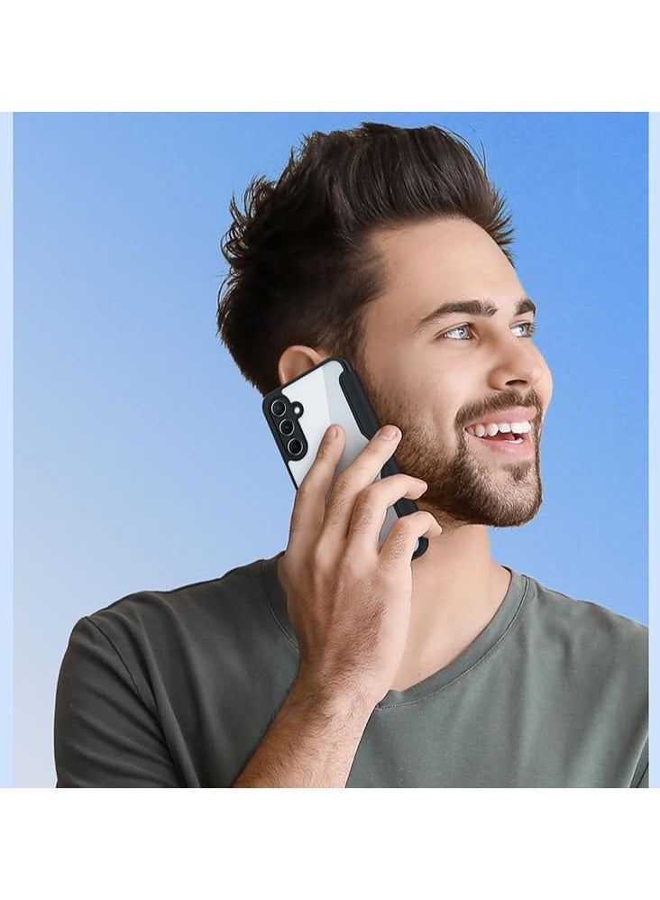 عام غطاء شفاف لهاتف سامسونج جالاكسي A16 5G (2024)، غطاء هاتف بسيط غير لامع مقاوم للسقوط مع فتحة للبطاقات، مضاد للاصفرار ومضاد للسرقة بفرشاة واقية متينة مقاومة للصدمات - Image 5