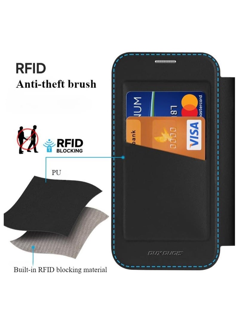 عام غطاء شفاف لهاتف سامسونج جالاكسي A16 5G (2024)، غطاء هاتف بسيط غير لامع مقاوم للسقوط مع فتحة للبطاقات، مضاد للاصفرار ومضاد للسرقة بفرشاة واقية متينة مقاومة للصدمات - Image 3