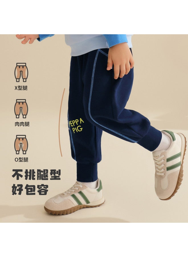 Peppa Pig spring Boys' Casual Sweatpants - Stylish Striped Kids' Joggers With Comfortable Elastic Cuffs - Image 3