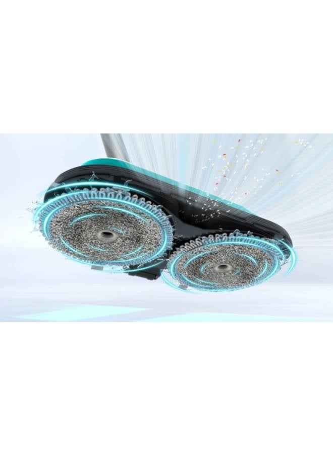 BOSCH Rechargeable 2 in 1 Vacuum and Mop Unlimited 7 ProHygienic Aqua White BCS71HYG1 1000 W BCS71HYG1 White - Image 2