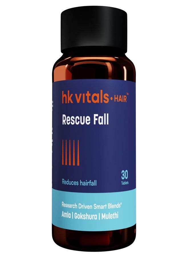 hk vitals Hair Rescue Fall, 30 Tablets | Helps Reduce Hairfall & Supports Hair Growth - Image 1