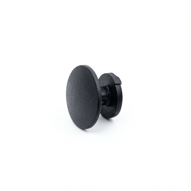 No Loose No Fall No Break No Fade Shoe Charm Rivet Black 10mm Face 8mm Shank 3.6mm Height - Image 5