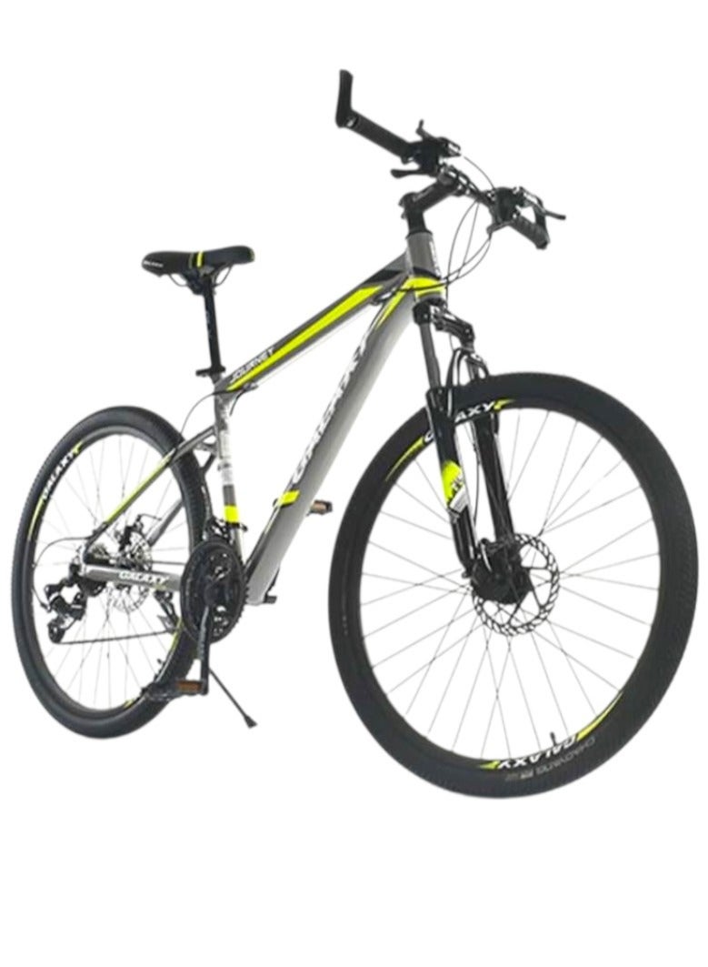 صندوق العاب دراجة جبلية من سبائك الألومنيوم بإطارات 26 بوصة، ناقل حركة شيمانو 21 سرعة، دراجة للبالغين، فرامل قرصية ميكانيكية، مقعد قابل للتعديل، 21 ترسًا، دراجة جبلية بنظام تعليق للرجال والنساء - Image 2