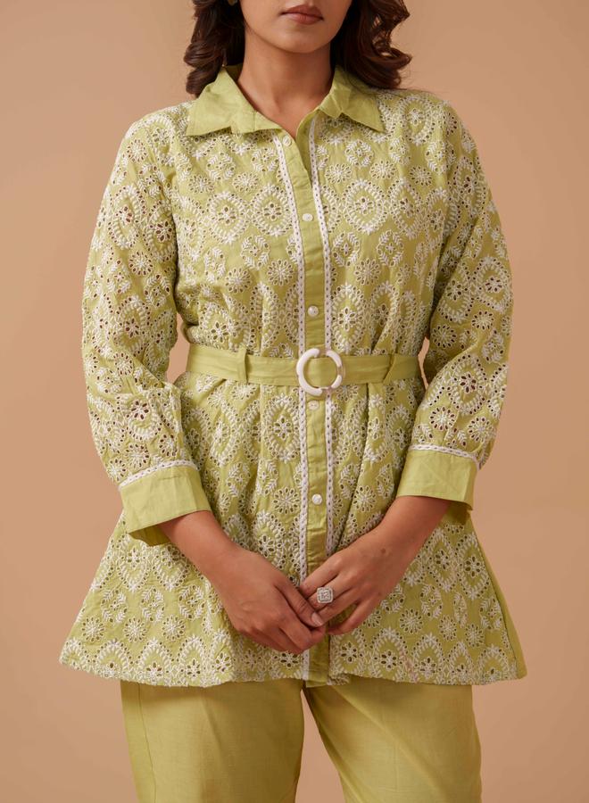 DW Printed Longline Tunic with Trousers Co-Ords - Image 2