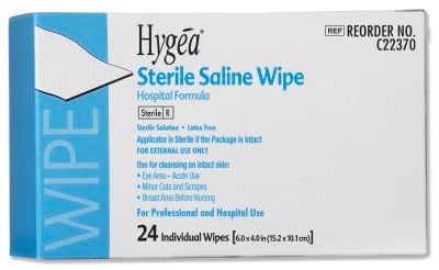 PDI Hygea C22370 Sterile Saline Wipe, 6" x 4", 24/bx - Image 3