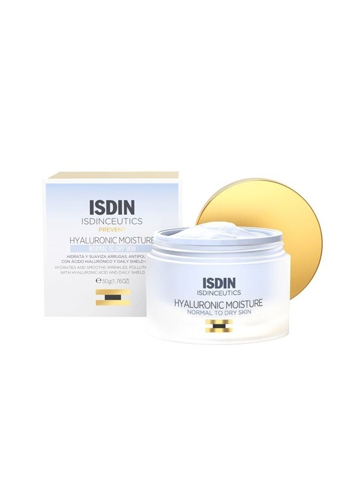 إيسدن كريم ترطيب حمض الهيالورونيك من إيسدينسيوتكس (للبشرة العادية/الجافة) 50 مل