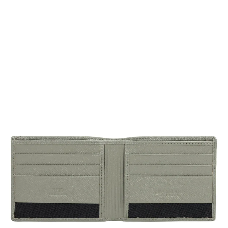 Da Milano Stone Grey Stone Grey Bifold Leather Mens Wallet for Men | Best Price UAE