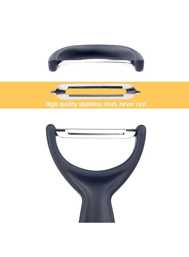 Tagefa Potato Peeler Y Shaped Vegetable Peeler, Premium Ultra Sharp Fruit Peeler for Kitchen Y Shaped*2 ZNTK2-2 - Image 3