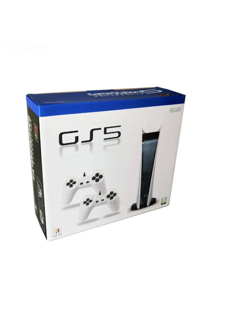 null - Classic Retro Game Station 5: 300 Built-in 8-Bit Games, USB Wired Console, AV Output for TV, Ultimate Handheld Gaming Experience with GS5 TV Console - Image 1