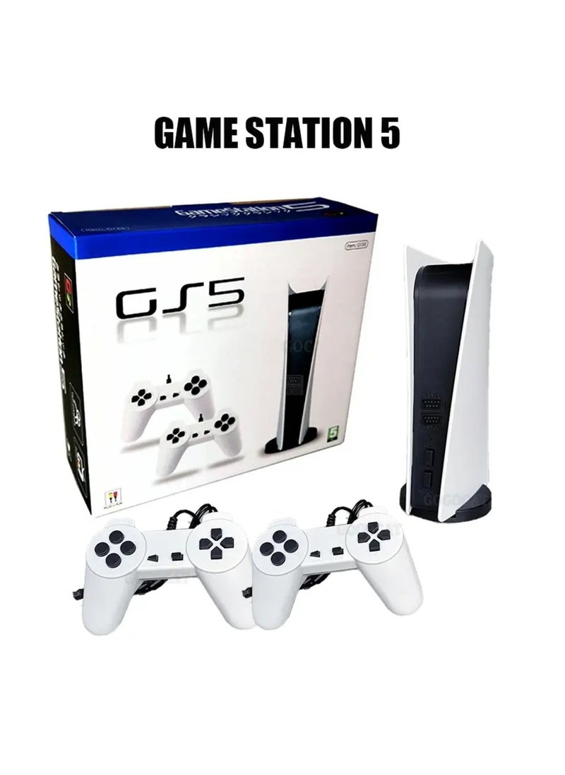 null - Classic Retro Game Station 5: 300 Built-in 8-Bit Games, USB Wired Console, AV Output for TV, Ultimate Handheld Gaming Experience with GS5 TV Console - Image 1