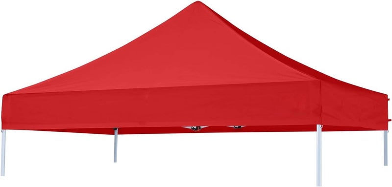 NILAND Gazebo Tent Top Only 10 ft x 10 ft Durable and Versatile Canopy Replacement for Outdoor Events Only Gazebo top Fabric Red 