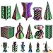 YVBBHE 10 Pack 3D Printed Spiral Fidget Toys Set Impossible Magic Passthrough Stress Relief Toy for Anxiety RelaxingCuboidCylinderConeCubeWaveWhirlwindPyramidGourdTriangleQuadrilateralHLL - Image 2
