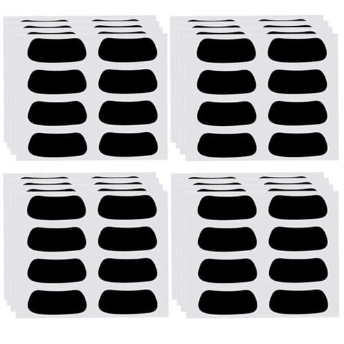 Anteer 60 Pairs Eye Black Stickers for Kids Customizable Sports Face Eyeblack Sticker for Football Baseball Softball Sport Themed Party Birthday Party Supplies(Black) - Image 1